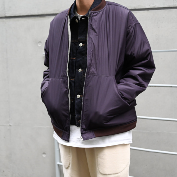 NOROLL /// LIGHT SPACE JACKET MOON×RASPBERRY 010