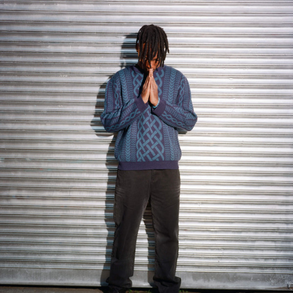 iggy /// Drawn Cableknit Jacquard Sweater Navy 08
