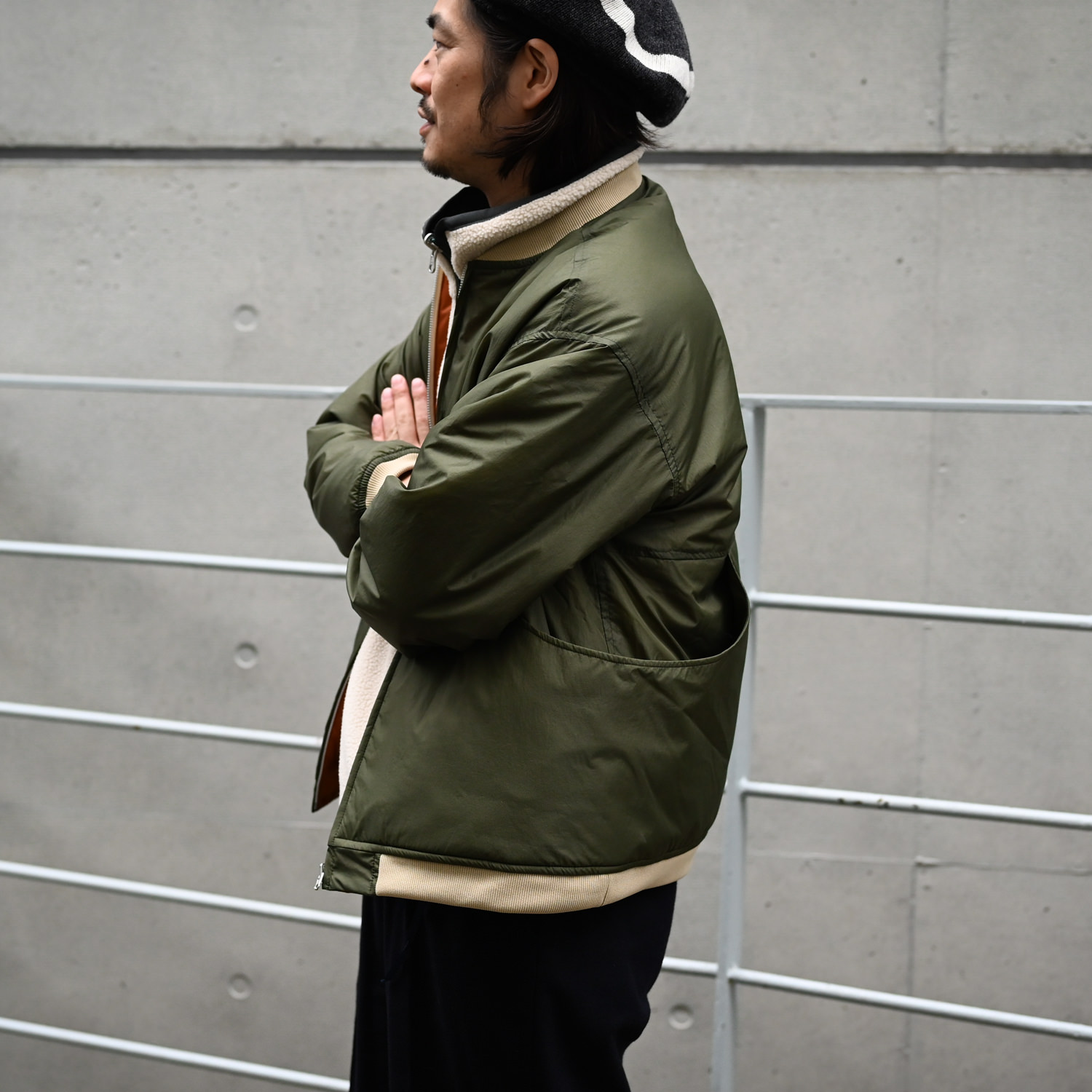 NOROLL (LIGHT SPACE JACKET ORANGE×OLIVE) 通販 ｜ SUPPLY TOKYO ...