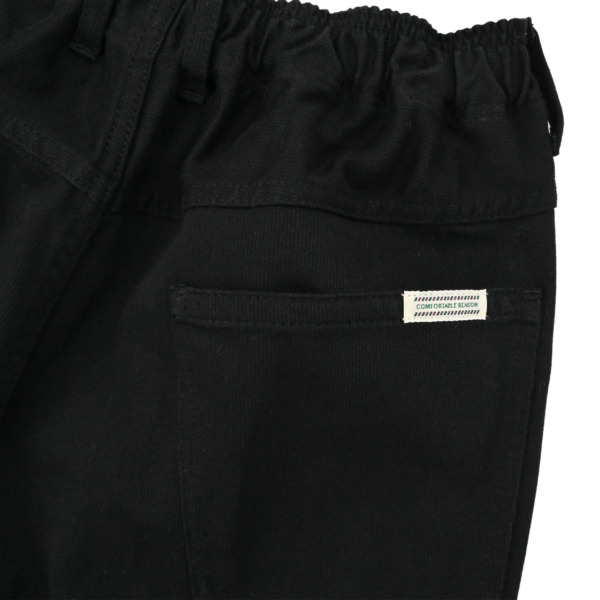 COMFORTABLE REASON /// Pique DOC Slacks Black 04