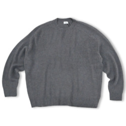 URU /// CREW NECK KNIT Y.Green