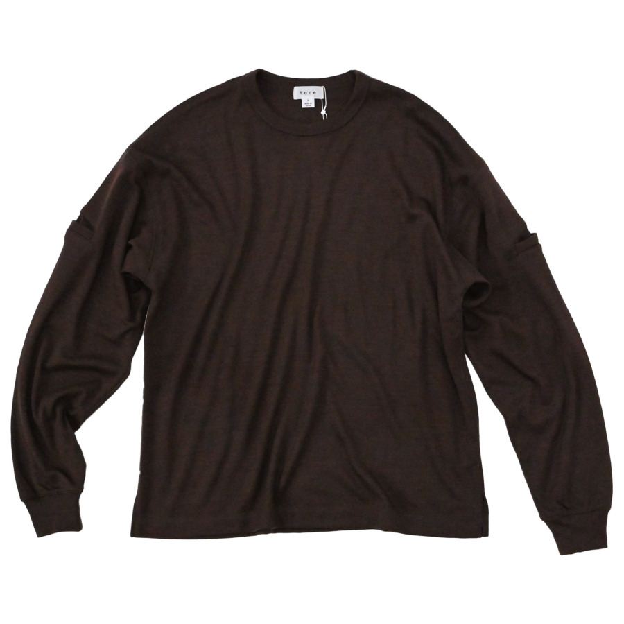 tone (WASHABLE WOOL L/S SHIRTS Brown) 通販 | SUPPLY TOKYO online store