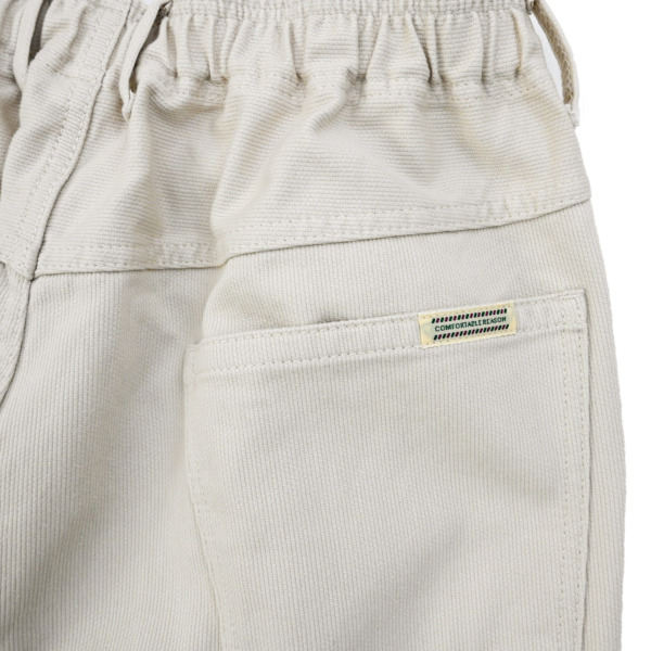 COMFORTABLE REASON /// Pique DOC Slacks Ivory 05