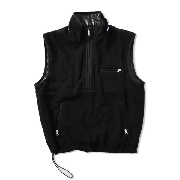 SUPPLY /// Polartec 2way Vest Black 01