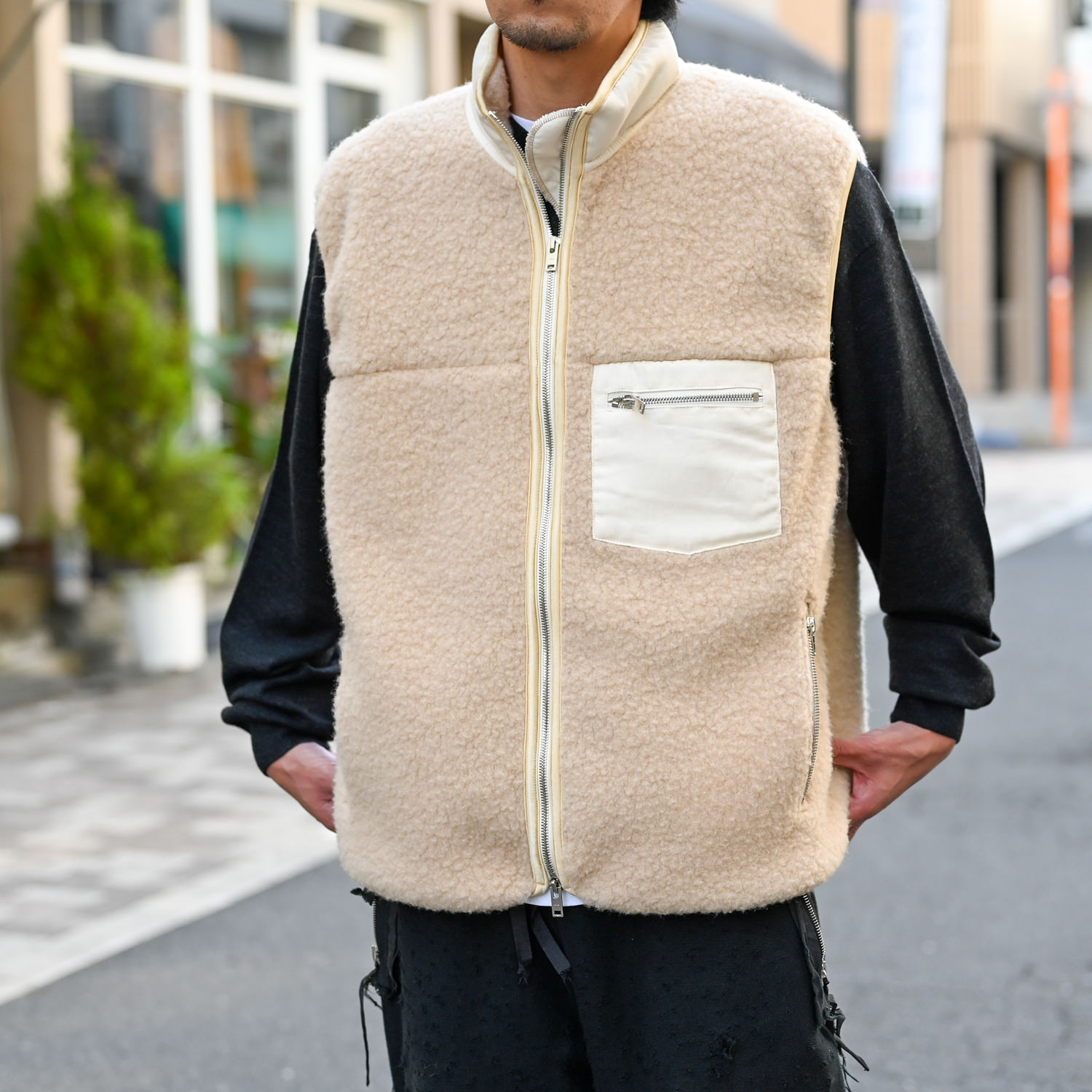 最安値SALE】 DEUXIEME CLASSE ents. Camel Boa Fleece Vestの通販 by  あ｜ドゥーズィエムクラスならラクマ