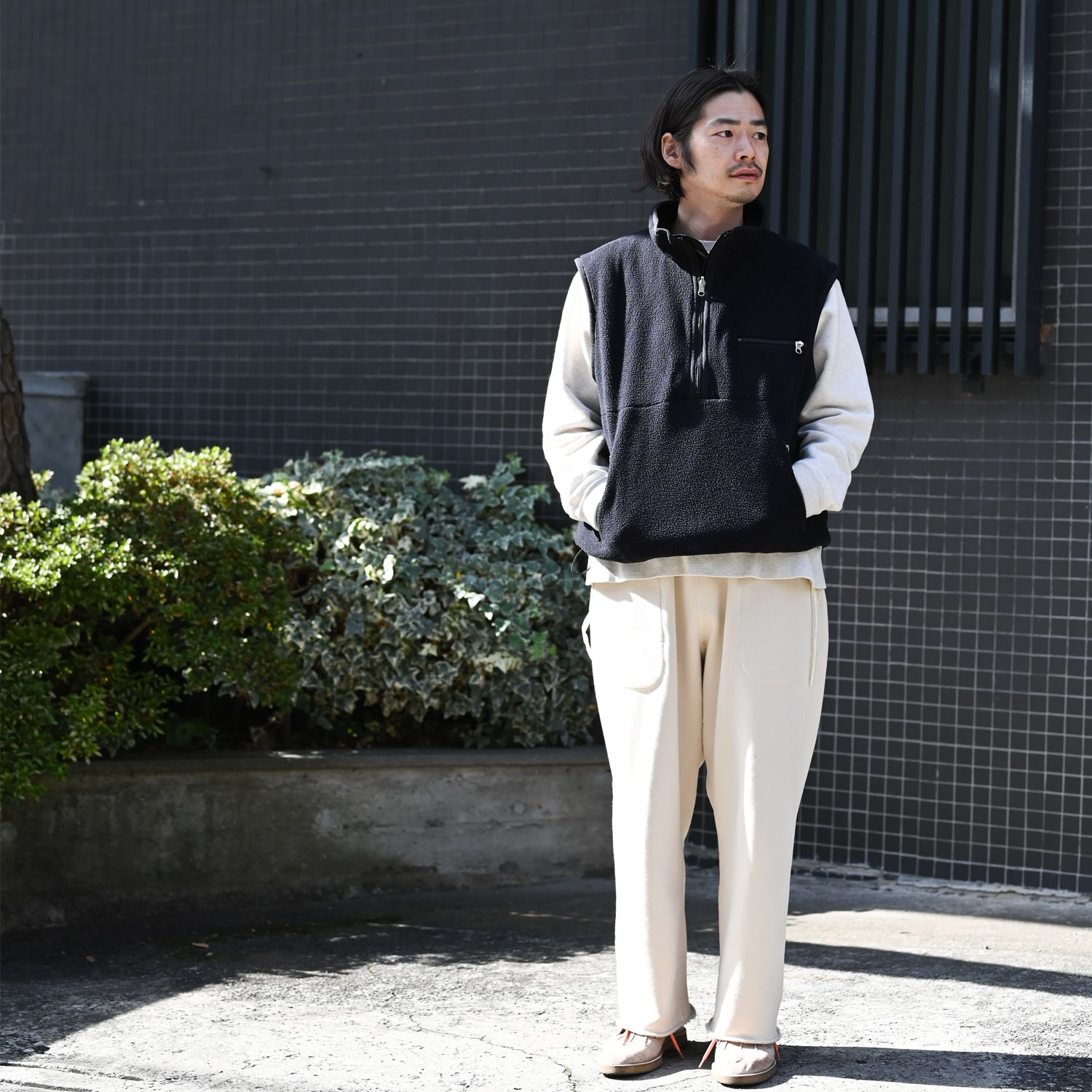 SUPPLY (Polartec 2way Vest Black) 通販 ｜ SUPPLY TOKYO online store