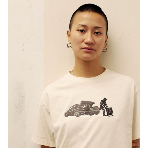 LQQK STUDIO /// Speaker Man T-Shirt Off White 05