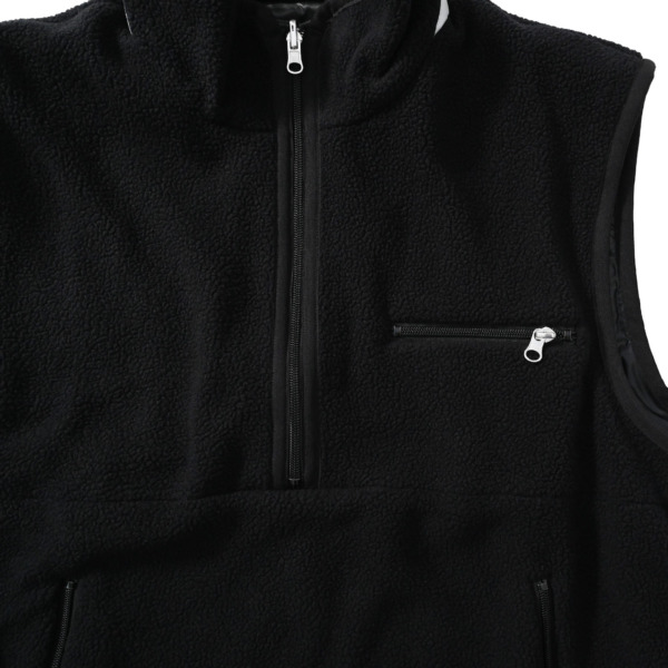 SUPPLY /// Polartec 2way Vest Black 02