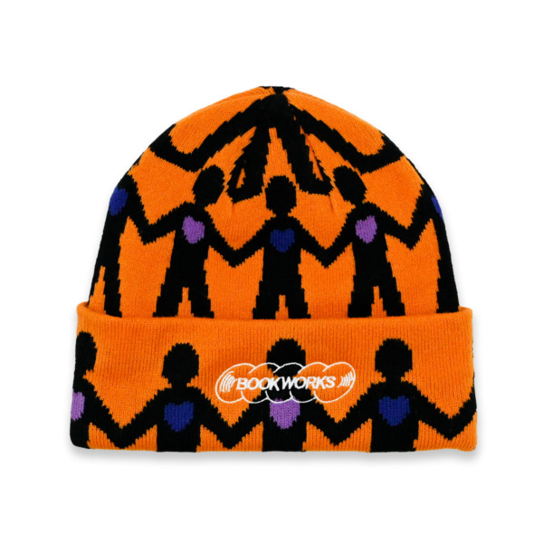 BOOK WORKS /// LOVE IS IN US ALL ORANGE BEANIE 01