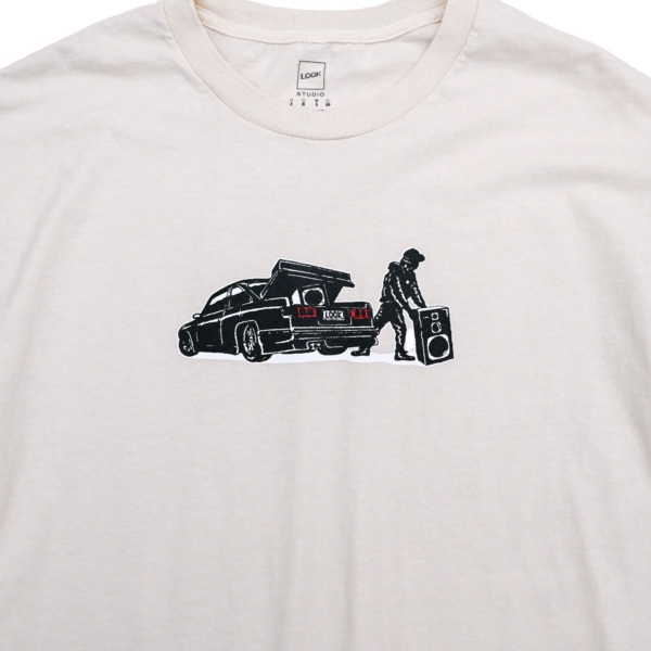 LQQK STUDIO /// Speaker Man T-Shirt Off White 03