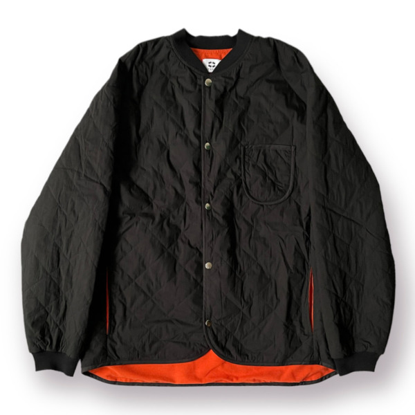 P A C S /// REVERSIBLE QUILTING JACKET Black 01