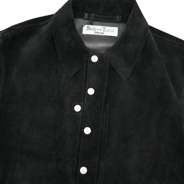 Sick and Tired /// WELDER SUEDE JACKET BLACK  SUEDE 03