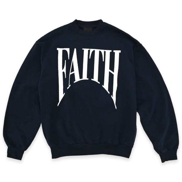 Miracle Seltzer  /// FAITH CREWNECK Navy 01