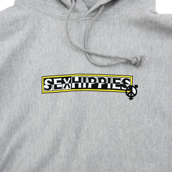 sexhippies /// Pedro Hooded Sweatshirt Grey 02