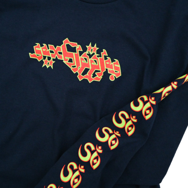 sexhippies /// Saves You Long Sleeve Shirt Navy 02