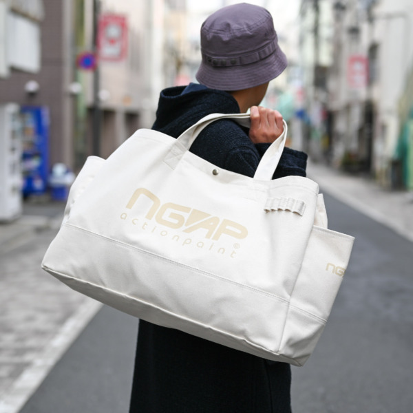 Midorikawa /// MID22AW-A05 NGAP Tote bag White 01