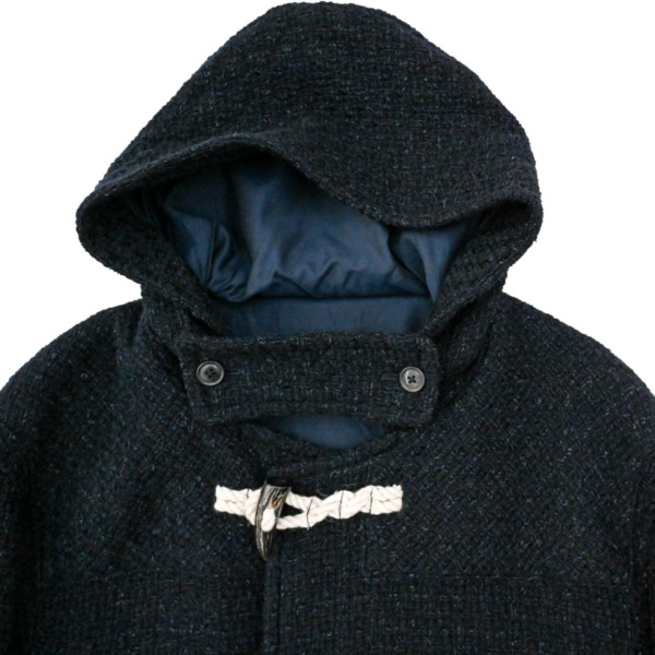 URU /// FANCY TWEED – DUFFLE COAT D.Navy 02