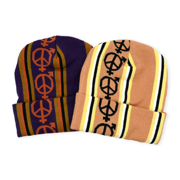 sexhippies /// Vert Stripe Beanie 01