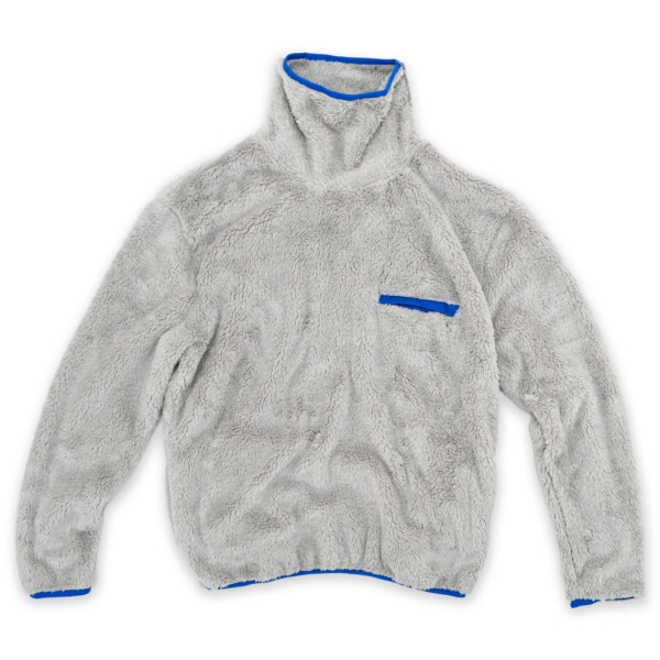 sexhippies /// Longpile Fleece Turtleneck Fleece Silver 01