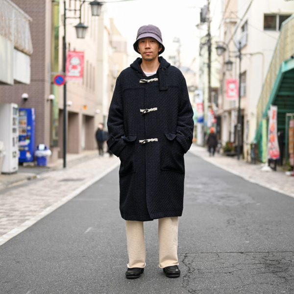 URU /// FANCY TWEED – DUFFLE COAT D.Navy 07