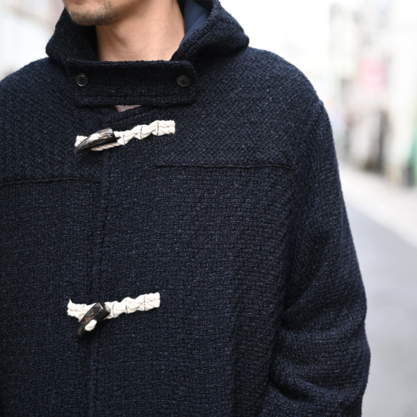 URU /// FANCY TWEED – DUFFLE COAT D.Navy 08