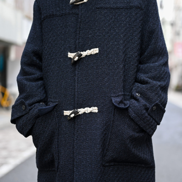 URU /// FANCY TWEED – DUFFLE COAT D.Navy 09