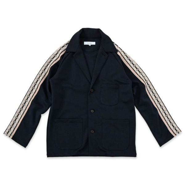 Sasquatchfabrix. /// LACE TAPE RAPEL JACKET Navy 01