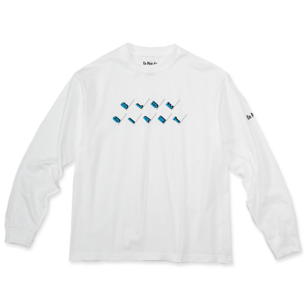 En Plein Air x BLUE GIANT /// ANGLE L/S T SHIRTS White 01