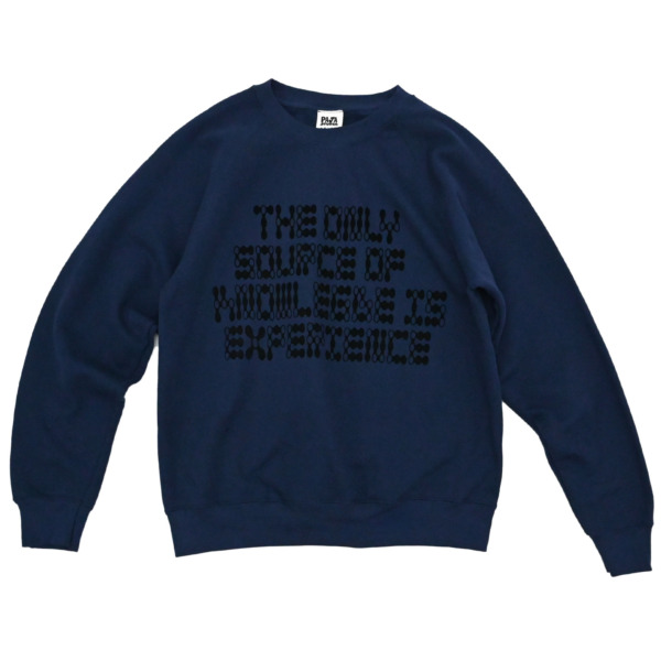 PAJA STUDIO /// True words Sweat shirts Navy 01