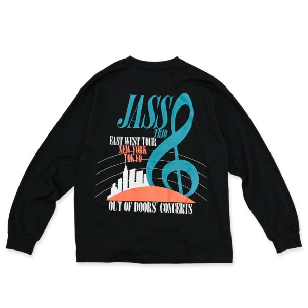 En Plein Air x BLUE GIANT /// EAST WEST L/S T SHIRTS Black 01