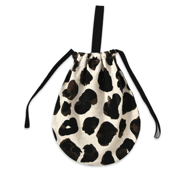 Sasquatchfabrix. /// ANIMAL PATTERN HELMET BAG LARGE Natural 01