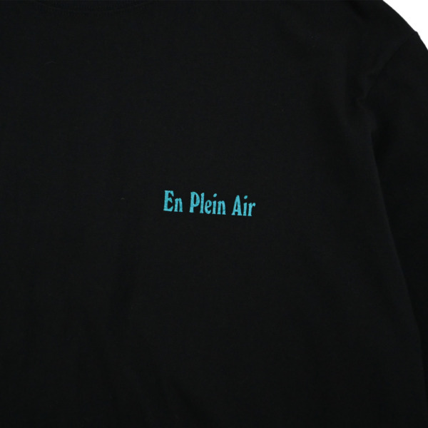 En Plein Air x BLUE GIANT /// EAST WEST L/S T SHIRTS Black 04