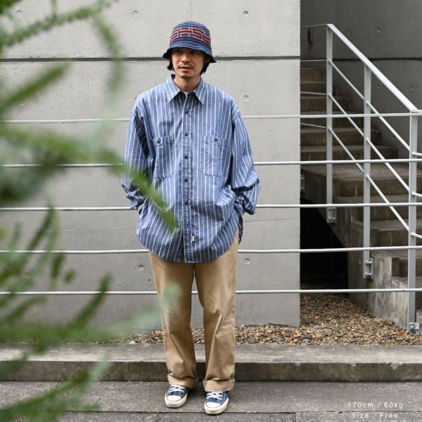 Marvine Pontiak shirt makers /// Military SH Navy Chambray ST 04