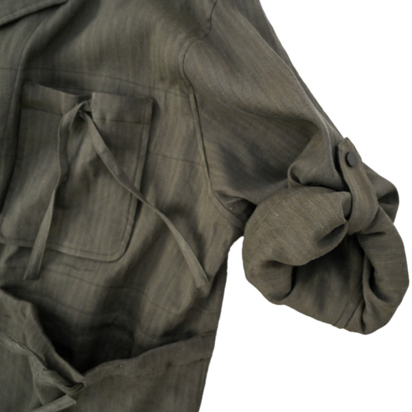 Sasquatchfabrix. /// DRAWSTRING PK BUSH SHIRTS Khaki 08