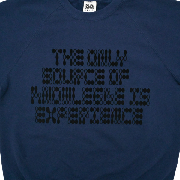PAJA STUDIO /// True words Sweat shirts Navy 02