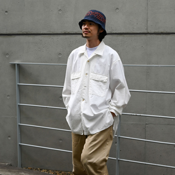 Marvine Pontiak shirt makers /// Open Collar SH White 05