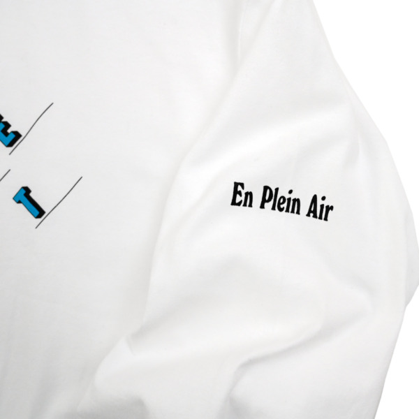 En Plein Air x BLUE GIANT /// ANGLE L/S T SHIRTS White 03