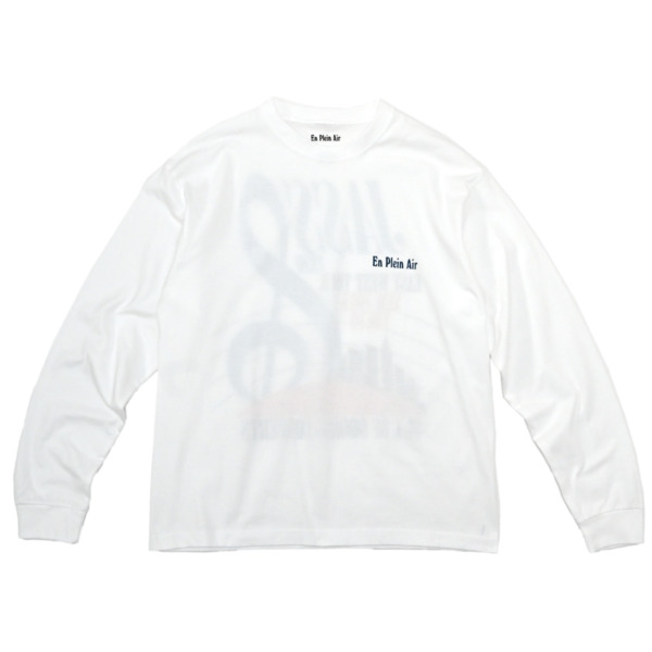 En Plein Air x BLUE GIANT /// EAST WEST L/S T SHIRTS White 03