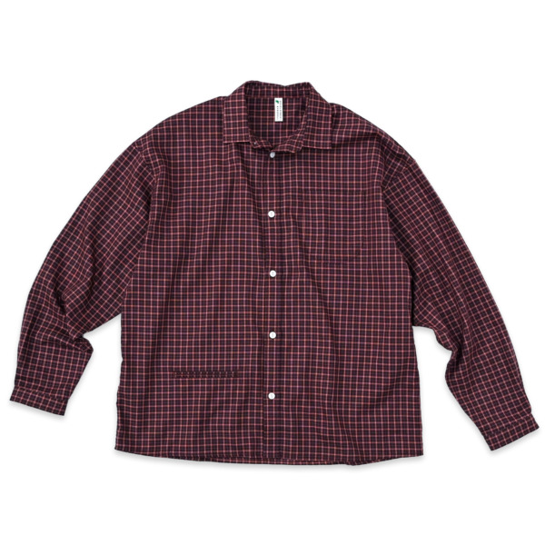 NOROLL /// NORMAL L/S Shirts Red 01