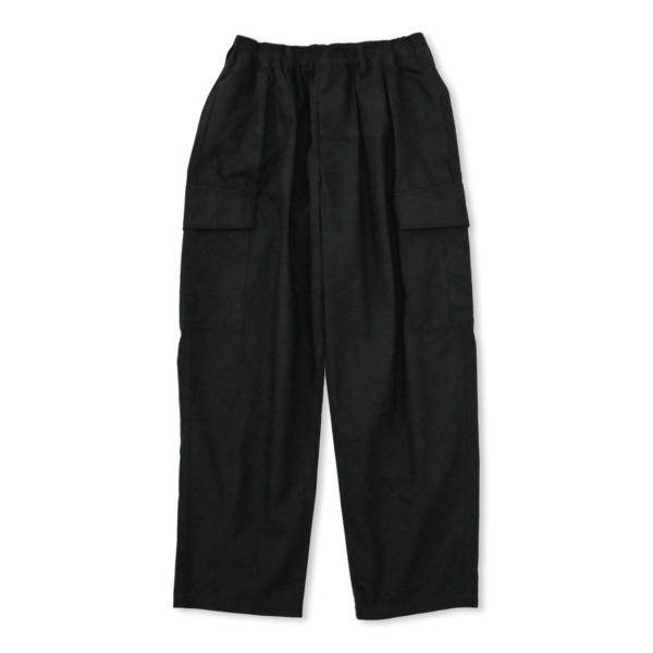 COMFORTABLE REASON /// Fatigue Cargo Slacks Black 01