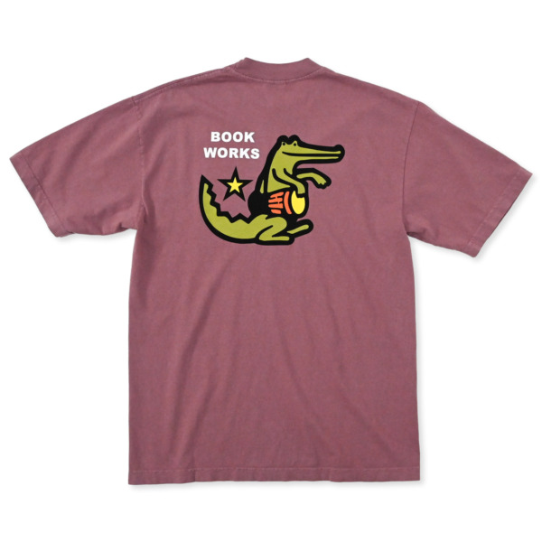 BOOK WORKS /// CONGA CROC S/S Tee Mauve 01