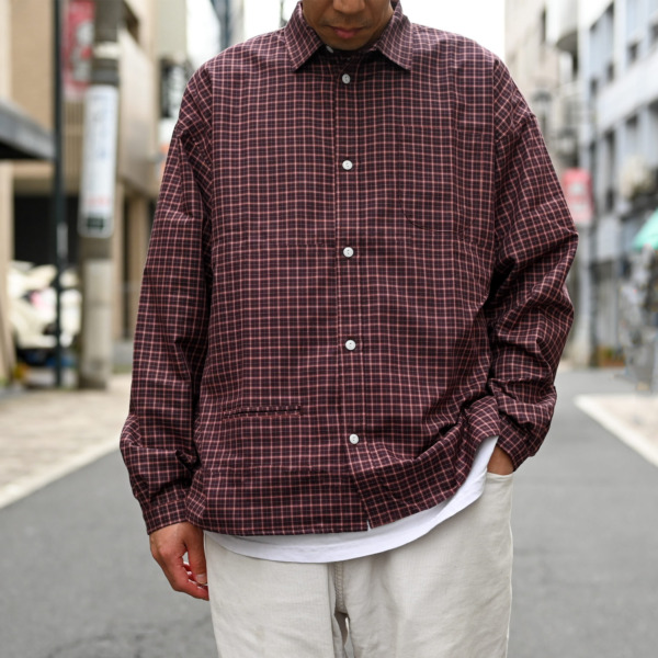 NOROLL /// NORMAL L/S Shirts Red 08