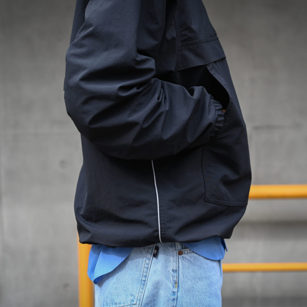 COMFORTABLE REASON /// Warm Up PO Jacket Black 011