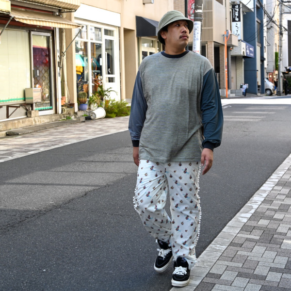 ONC MERINO × SUPPLY /// Extrafine Merino Wool Crazy Panel L/S 011