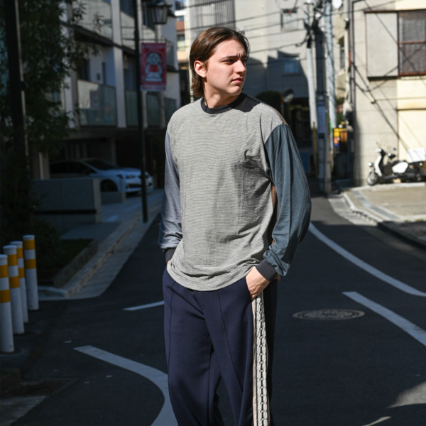 ONC MERINO × SUPPLY /// Extrafine Merino Wool Crazy Panel L/S 012