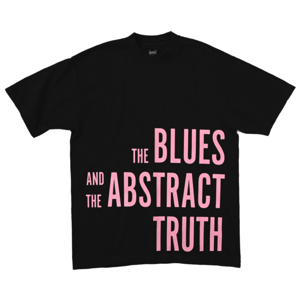 BOOK WORKS /// The Blues and the Abstract Truth S/S Tee Plum purple on Black 01