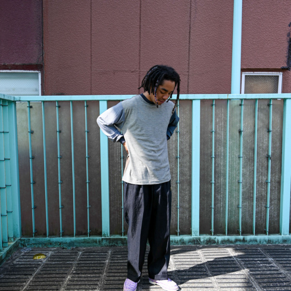 ONC MERINO × SUPPLY /// Extrafine Merino Wool Crazy Panel L/S 016