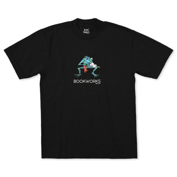 BOOK WORKS /// FROG S/S Tee Black 01