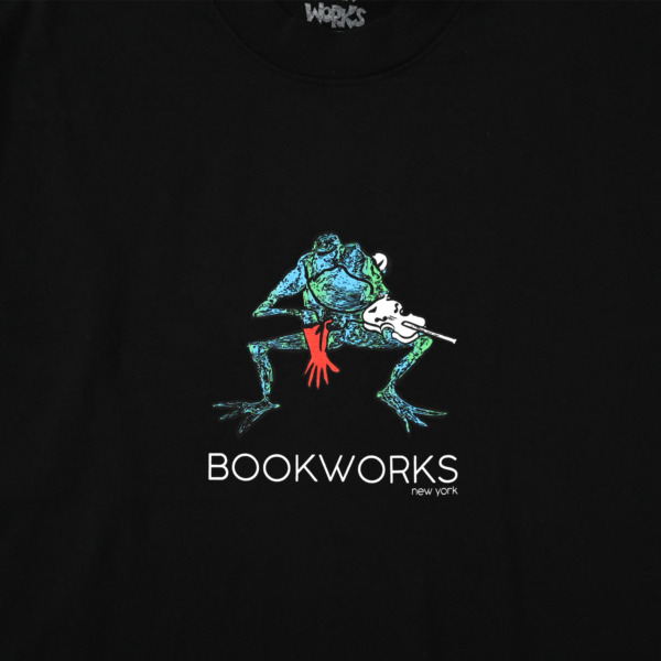 BOOK WORKS /// FROG S/S Tee Black 02