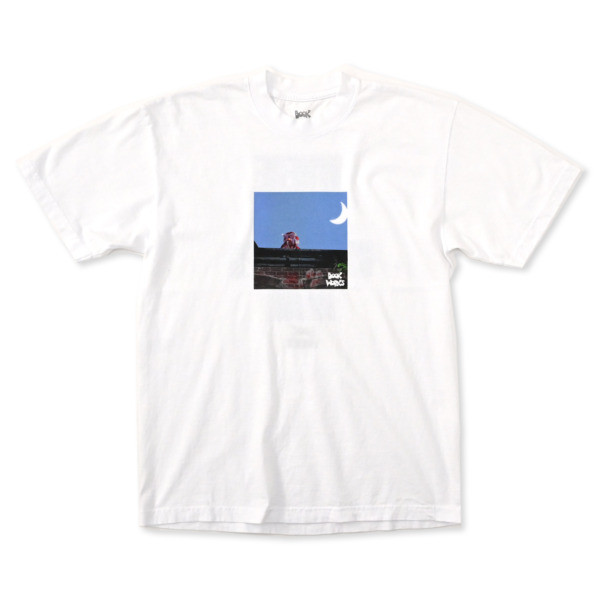 BOOK WORKS /// THREE HOOTS S/S Tee White 01